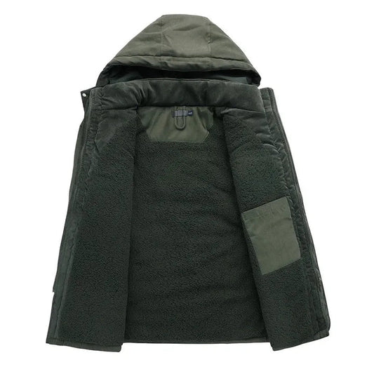 Robuste Herrenjacke mit warmem Innenfutter und stylischem Design