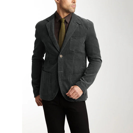 Herren-cordjacke, klassisch modern