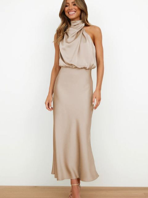 Weißes maxi-blusenkleid - Maria