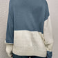 Heather - pullover mit farbblockdesign