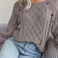 Natalie – lässiger pullover mit rundhalsausschnitt