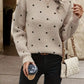 Gabriela – langärmliger poker-dot-pullover