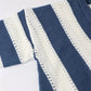 Grace – gestreifter pullover mit v-ausschnitt