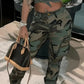 Ashley – cargo-Jeans mit tarnmuster