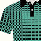 David – kurzärmliges golfhemd mit revers und kontrastierendem farbdesign