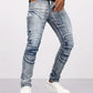 Liam – lässige skinny-bikerjeans für herren