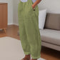 Zoey – freizeithose mit weitem bein für den frühling