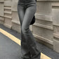 Camila – hoch taillierte flare-stretch-jeans mit schnurrbart