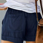 Emily – shorts mit elastischem bund und kordelzug für frühling/sommer