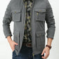 Robuste und wetterfeste Herren-outdoorjacke aus nylon