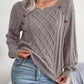 Natalie – lässiger pullover mit rundhalsausschnitt