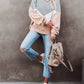 Grace – langärmliger pullover mit rundhalsausschnitt