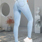 Zara – röhrenjeans mit hoher taille