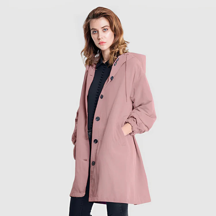 Wasserdichte jacke mit kapuze - Armelle