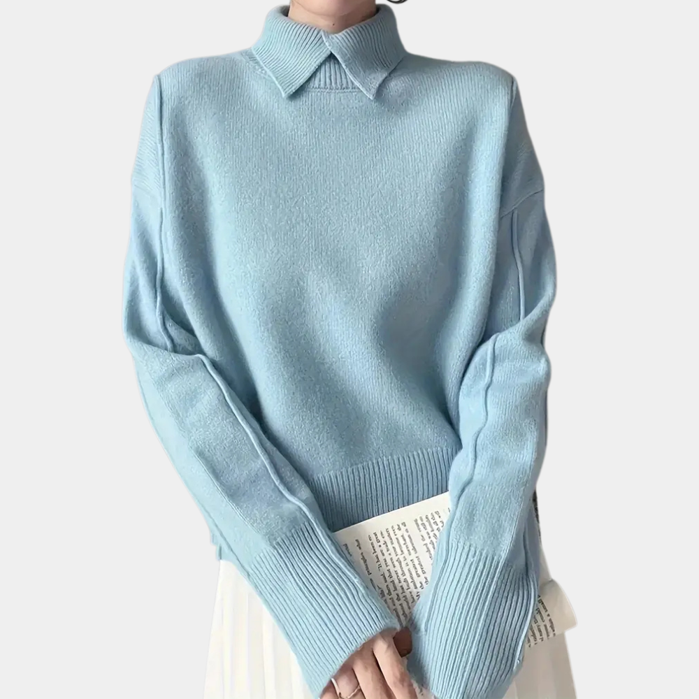 Kayla - eleganter gehäkelter pullover für frauen