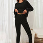 Penelope – lässiges 2-teiliges set aus t-shirt und hose mit langen armeln