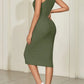 Lucy – solides, elegantes, ärmelloses, figurbetontes kleid