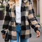 Sarah – karierter teddymantel