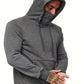 Brandon – trendiger kapuzenpullover mit maske für männer