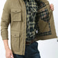Robuste und wetterfeste Herren-outdoorjacke aus nylon