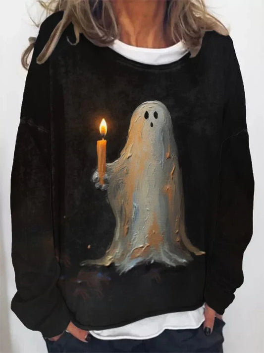 Halloween-geisterpullover
