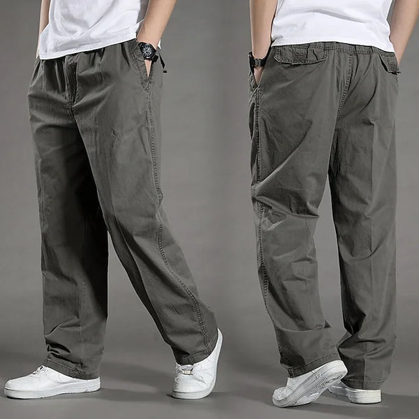 Adam – cargohose mit elastischem bund