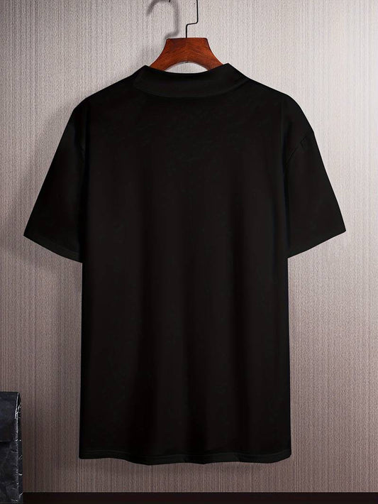 Radoslav – stylisches t-shirt mit stehkragen für herren
