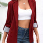 Ava – lässiger blazer mit offener vorderseite