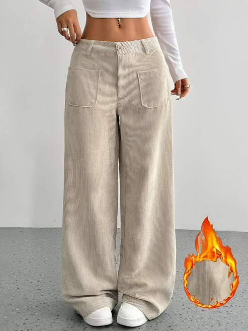 Sibylle | lässige cordhose mit weitem bein