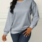 Olivia – lässiger lockerer waffelpullover