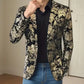 Stilvoller und eleganter Herrenblazer im Barockmuster