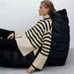 Natalie - gestreifter rollkragenpullover
