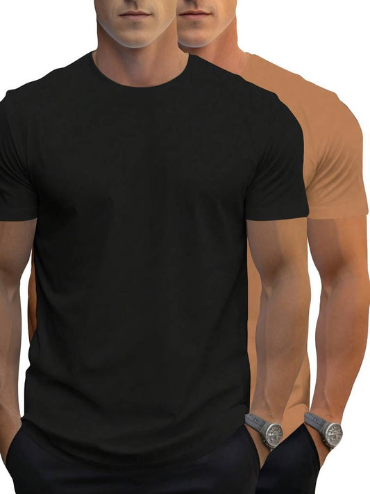 Jeremy – 2-teiliges, lässiges kurzarm-t-shirt für herren