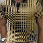 David – kurzärmliges golfhemd mit revers und kontrastierendem farbdesign