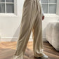 Hannah – lässige, lockere hose mit hoher taille
