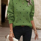 Chloe – pullover mit polka-dot-muster