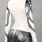 Jerrica - lässiges strickoberteil mit abstraktem print