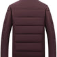 Sert – modische herrenjacke mit stehkragen – dicker und warmer wintermantel mit samtfutter