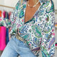 Megan – langarmhemd mit paisley-print und knöpfen