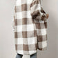 Olivia – teddyjacke mit karomuster