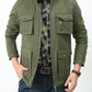 Robuste und wetterfeste Herren-outdoorjacke aus nylon