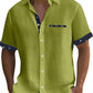 David – stilvolles, lässiges button-up-hemd für herren