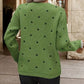 Chloe – pullover mit polka-dot-muster