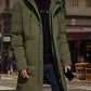 Alex – warme winterjacke für herren – wattierte jacke mit kapuze und reißverschluss