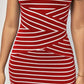 Chloe – elegantes, figurbetontes streifenkleid