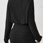 Isolde – geripptes langarmkleid