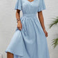 Mia – allover-print-kurzarmkleid für frühling und sommer