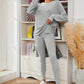 Penelope – lässiges 2-teiliges set aus t-shirt und hose mit langen armeln
