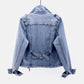 Gewaschene jeansjacke für damen – aerin