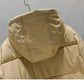 Warmer damen-wintermantel 2024: eleganter puffermantel-trend